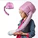 Chinatera Portable Hair Dryer Soft Hood Bonnet Attachment Hairdressing(Color random)