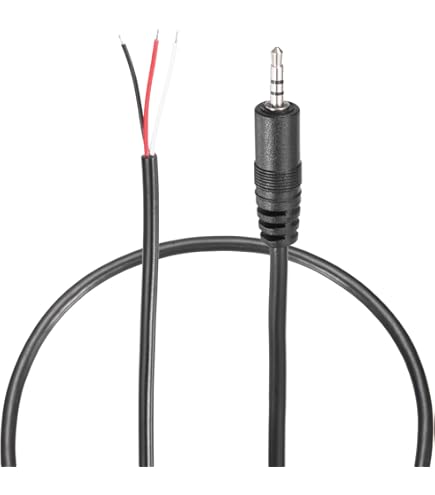 MMNNE 2.5mm Male Plug To Bare Wire Open End TRRS 4 Pole - View #13