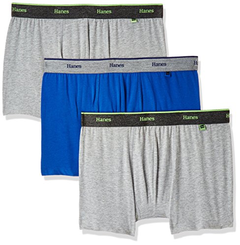 Hanes Mens Cotton Trunks (Pack of 3) (Colors May Vary) RS.409.5 (47.00% Off) - Amazon