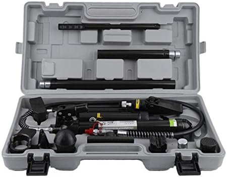 Professional Hydraulic Power Cars Vehicles Jack Repair Set Auto Car Tool Black Max Load Weight 10 Ton With Carry Case Black
