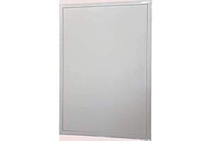 YECNA Trappe de visite Softline 400x600mm blanc"The Whites Edition" système pousser/lâcher