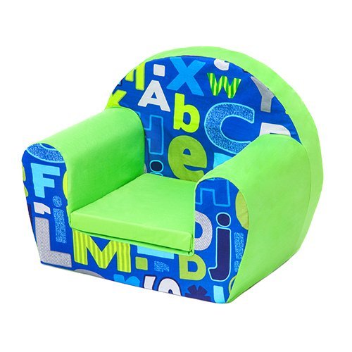 Alphabet Design Children's Toddlers Furniture Small Foam Chair Armchair Seat