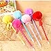 Produktbild 5Stk.Plüsch Ball weich Magie Schreiben Kugelschreiber fr Schule Princess Kinder(Packung mit 5: zufällige Farbe)