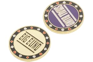 chiwanji 2 Teilige Poker Dealer Button Chips Blind Big/Small Casino Roulette Spiel ACCS