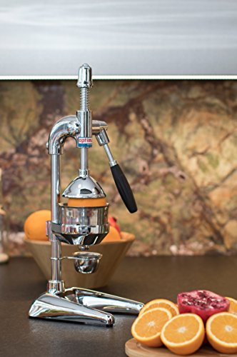 OPTIMUM XL PROFI SAFTPRESSE, ENTSAFTER HEBEL ZITRUSPRESSE ORANGEN,GRANATAPFEL CHROM - 2