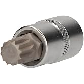 BRILLIANT TOOLS BT022936 1/2-Inch Drive Multilateral Point Socket, Length 55 mm, M14 [Powered by KS TOOLS]