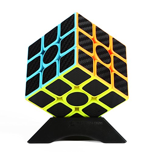 Ocamo Z Cube 3x3 Speed Cube Etiqueta De Fibra De Carbono Smooth Magic Cube Puzzle Rompecabezas - 