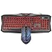 Produktbild RECCAZR MC500 Gaming-Tastatur und Maus, 3 Farben, hinterleuchtete Tastaturen, 7 Farben, 1200 DPI, für PC/Laptops/Computer