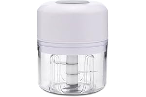 Aijos Broyeur à Glace électrique Machine à raser la Glace en Acier Inoxydable Fabricant de cônes à Neige Outil de Cuisine Facile à Utiliser pour Cocktails, crèmes glacées, Smoothies, jus froids Blanc