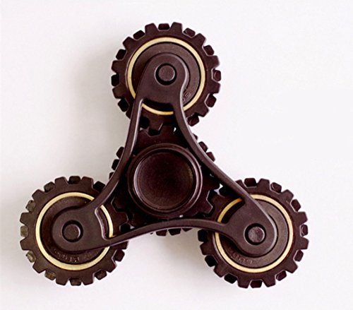 Hand Spinner Toy,Four gears - shape High Speed EDC Office Toy Triangle Tri-Spinner Fidget Toy for Stress and Anxiety Relief (Black gear) Hand Spinner Toy,Four gears - shape High Speed EDC Office Toy Triangle Tri-Spinner Fidget Toy for Stress and Anxiety Relief (Black gear)