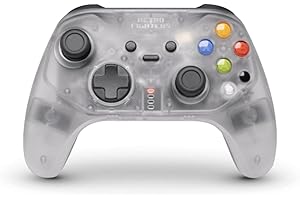 Retro Fighters Hunter XBOX Wireless Controller for XBOX/Switch/PC, Crystal