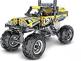 Technik Bausteine Auto Monstertruck mit Pull Back Motor