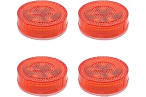 VUIUYOIES 4pcs Universal LED Door Safety Warning Anti-Collision Lights Magnetic Sensor Flashing Alarm Parking Lamp Light, Red Light