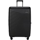 Samsonite Intuo-Spinner 75/28 Exp Siyah &Ccedil;ek&ccedil;ekli Sert Valiz, Intuo-Spinner, Jet., &Uuml;niseks Yetişkin