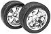 Produktbild 1:8 TRUGGY KOMPLETTRAEDER STREET CHROM