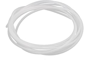 UXCELL sourcingmap® wąż do wody z polietylenu (PE), 4 mm x 2 mm, długość 3,5 m, biały de