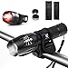 Produktbild LED Fahrradbeleuchtung, Degbit Fahrradlampe Fahrradlicht Set inkl. Frontlichter und Rücklicht, Halterung, Zoombarer Effekt, 900 Lumen, 3 Licht-Modi für Berg-Radfahren, Camping und täglichen Gebrauch
