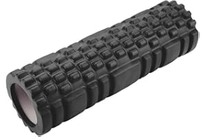 ALOMEJOR Foma Roller mini masażer, fitness, joga, wałek do relaksacji mięśni, fizjoterapii, stretchingu, fitnessu (czarny)