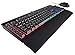 Produktbild Corsair CH-9000224-UK K30 Gaming-Tastatur, rote Hintergrundbeleuchtung, Schwarz