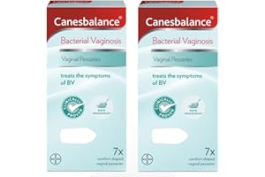 CANESTEN CanesBalance Vaginal Pessaries | Bacterial Vaginosis Symptom Treatment | Starts to Work Immediately to Relieve Unpleasant Intimate with BV | Clinically Proven- Pack of 7x2 (14 Total), White