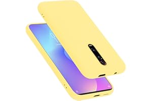 Cadorabo Funda de Silicona Compatible con Xiaomi Mi 9T / Mi 9T Pro/RedMi K20 / RedMi K20 Pro, Funda Protectora de Cuerpo Completo para Mi 9T - Resistente a arañazos fundade TPU - Liquid Amarillo