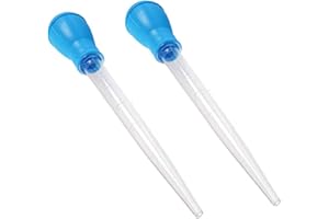 ABMRO 2 pièces 30 ml réservoir de poissons changeur d'eau manuel aquarium compte-gouttes pipette chargeur, éliminateur de déchets pour aquarium