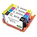 Produktbild Wolfgray 4 Druckerpatronen Kompatibel für HP 903XL HP 903 XL Multipack mit HP Officejet Pro 6950 6960 6970 6975 6978 6968 6868 Drucker (1 Schwarz 1 Cyan 1 Magenta 1 Gelb)