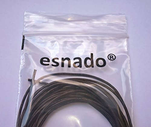 Lederband, Lederschnur, Lederriemen 5 m. Rund 2,0 mm. Braun - 2