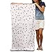Produktbild ASKSWF Red Flamingo Adult Beach Towels Fast/Quick Dry Machine Washable Lightweight Absorbent Plush Multipurpose Use Quality Towels Swim,Pool,Beach,Gym,Camping,Yoga