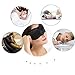 ALLTOP Seamless 3D stereoscopic breathable soft sponge eyeshade - 100% Pure Silk Filled Eye Mask / Sleeping Mask Sleep Mask for Bedtime & Travel - Black