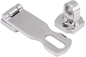 EBTOOLS pour verrou bateau Elerose Attache de Loquet pour Casier de Bateau, attache de hayon anti-hochet marine, acier inoxydable 316, 75 mm