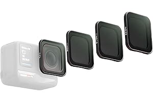 LIFEMOI Filtros ND y polarizador CPL compatibles con Insta360 Ace Pro, Accesorios de protección para Lente de cámara de dron, Paquete de 4 (ND16, ND32, UV, CPL Ajustable