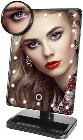 Vamsluna Touch Screen 20 LED Make-up Mirror with Lights Professional and Table Cosmetic Mirror