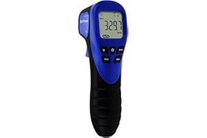 DANOPLUS Digitaler berührungsloser Foto-Drehzahlmesser, Laser-Drehzahlmesser mit Datenaufzeichnungsfunktion, reflektierende Bänder, Messbereich: 2,5–99999 U/min