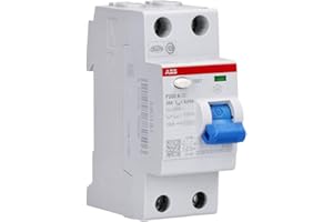 ABB RCD - Interruttore differenziale salvavita, bipolare, da 25 A, corrente differenziale 0,03 A, per corrente d'errore