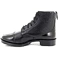 Grafters Mens 6 Eye Grain Leather Cadet Boots