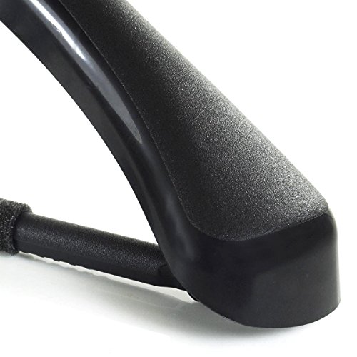 5 Kunststoff Kleiderbügel mit 6 cm breiter Schulterpartie, ca 45cm Hangerworld - 3
