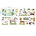 Decowall, DW-1403, Field of Animals Wall Stickers