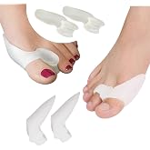 Halluks Valgus İ&ccedil;in, Ayak Başparmak Duruş D&uuml;zeltici, Rahatlatıcı, Ayırıcı, S&uuml;rt&uuml;nme Engelleyici, Yastıklama Silikon Bunyonlar