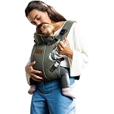 Jan&eacute; Dual Ergonomic Baby Carrier Backpack from Birth (3.5&ndash;15 kg), 3 Positions, Breathable and Padded, Green