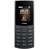 Nokia 105 4G 2. Edition (2024) (1,77 Zoll Display, herausnehmbarer 1450 mAh Akku, 128 MB Speicher erweiterbar, Bluetooth 5.0,
