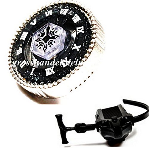 Preisvergleich Produktbild 1er Set Kampfkreisel Basalt Twisted Tempo Launcher Extra Track 1 Metallspitze