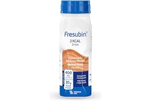 Fresenius Kabi Fresubin 2 kcal Drink Aprikose Pfirsich Trinkflasche, 24 x 200 ml, 1er Pack (1 x 5,5 kg)