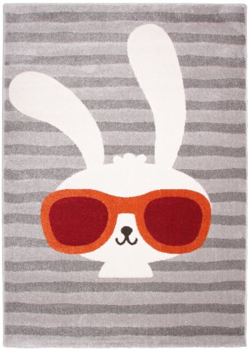 Preisvergleich Produktbild Nattiot Teppich Clyde Grau