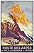 Produktbild PLM Vintage Travel Poster ..Routes des Alpes.. de Nice &Evian Eine Chamonix