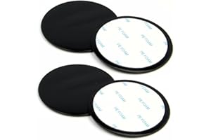 MDYNI 4 Pieces 80mm Adhesive Dashboard Pad Mounting Disk Universal Dash Mount Pad For Sat Nav GPS Tomtom Garmin Mount Holder
