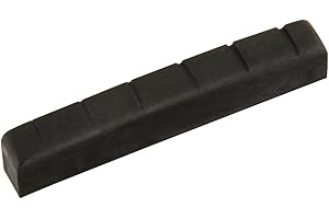 GEWA Sillín de Grafito Muesca Guitarra Eléctrica 43.0 x 8 x 5 mm