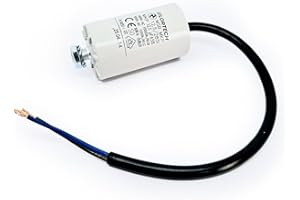 LORTECH Condensador de motor permanente de 12,5 uF de 450 V a alambres