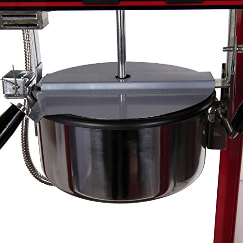 Ridgeyard 1370W Premium 8oz Kommerziell Popcorn Pop Mais Maker Popper Maschine Popcornmaschine Popcornautomat 1/2 (Pan / min) - 5