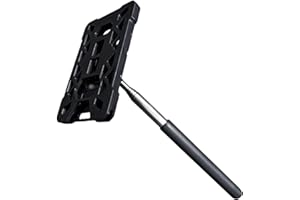 GENERIC 1pc Parking Contactless Payment Rod Extendable Payment Grabber Car Vehicle Parking Toll Telescopic Rod Card Holder Swiping Stick (White)